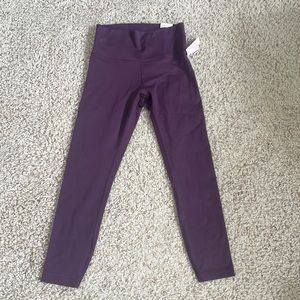 Maroon Studio Leggings